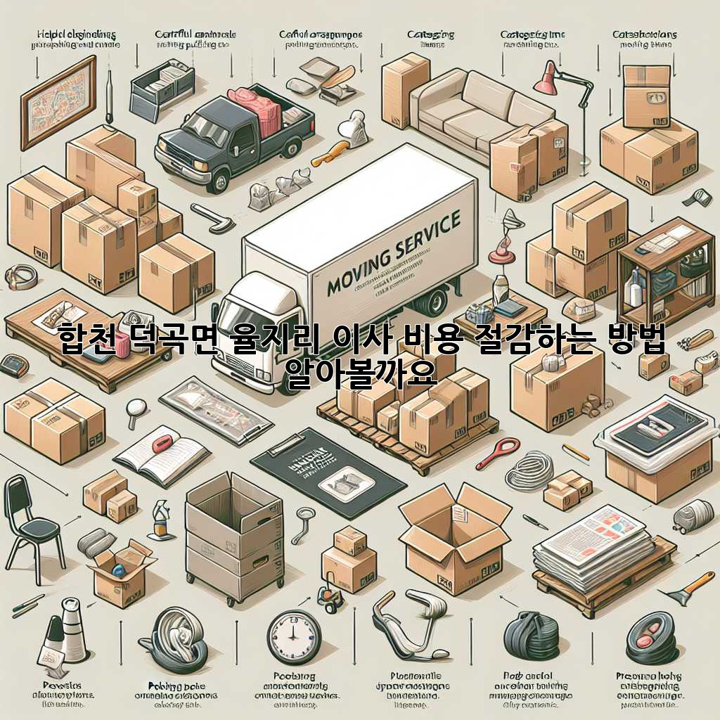 합천 덕곡면 율지리 이사, 비용 절감하는 방법 알아볼까요?