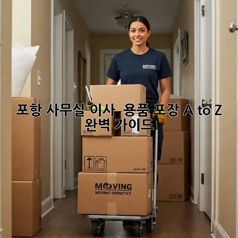 포항 사무실 이사 📦 용품 포장 A to Z 완벽 가이드!