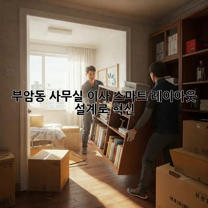 부암동 사무실 이사, 스마트 레이아웃 설계로 혁신 ✨