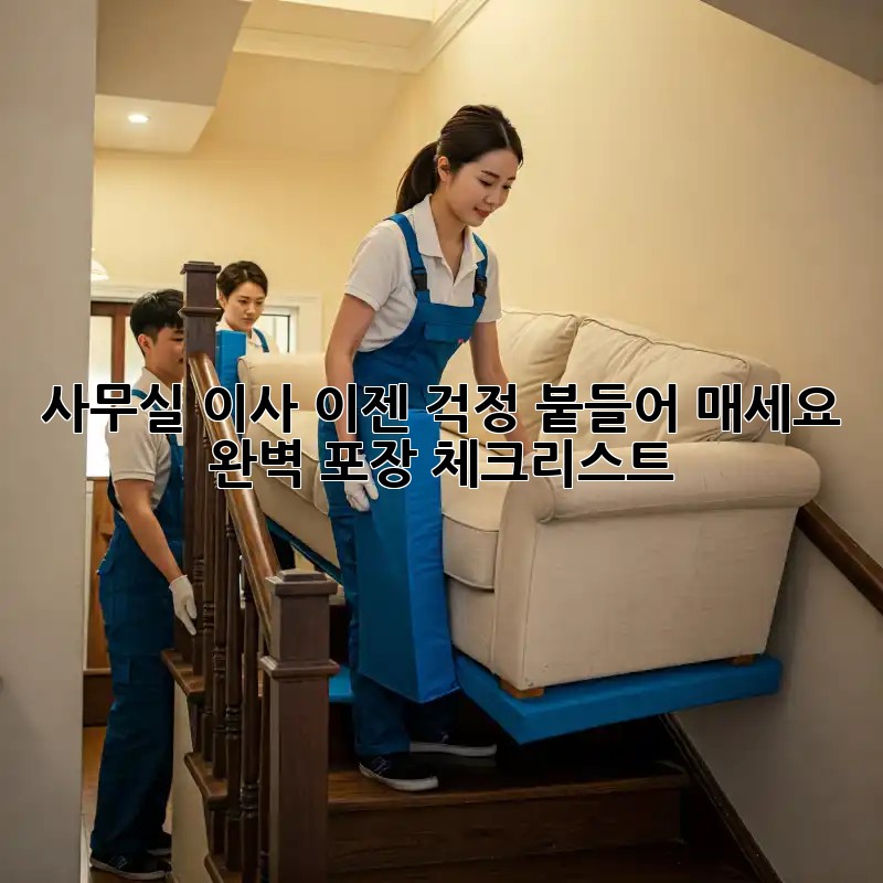 사무실 이사, 이젠 걱정 붙들어 매세요! 완벽 포장 체크리스트