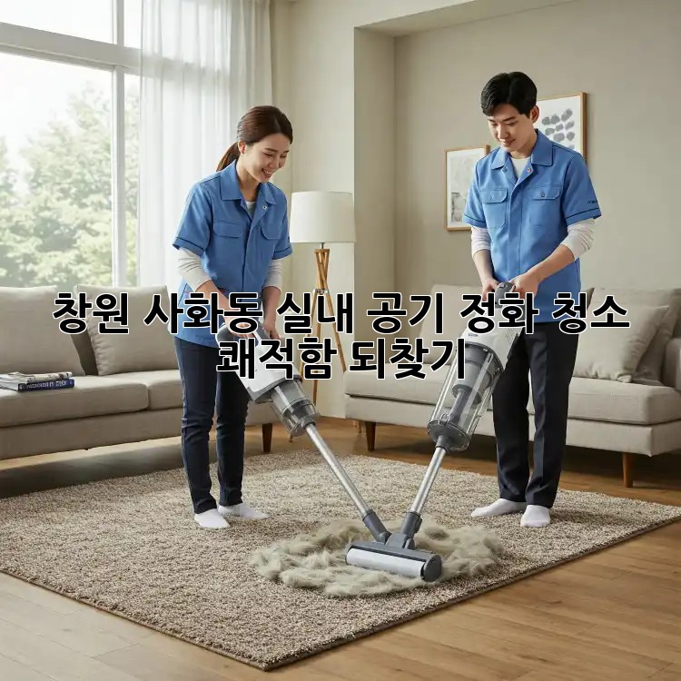 창원 사화동 실내 공기 정화 청소, 쾌적함 되찾기 ✨