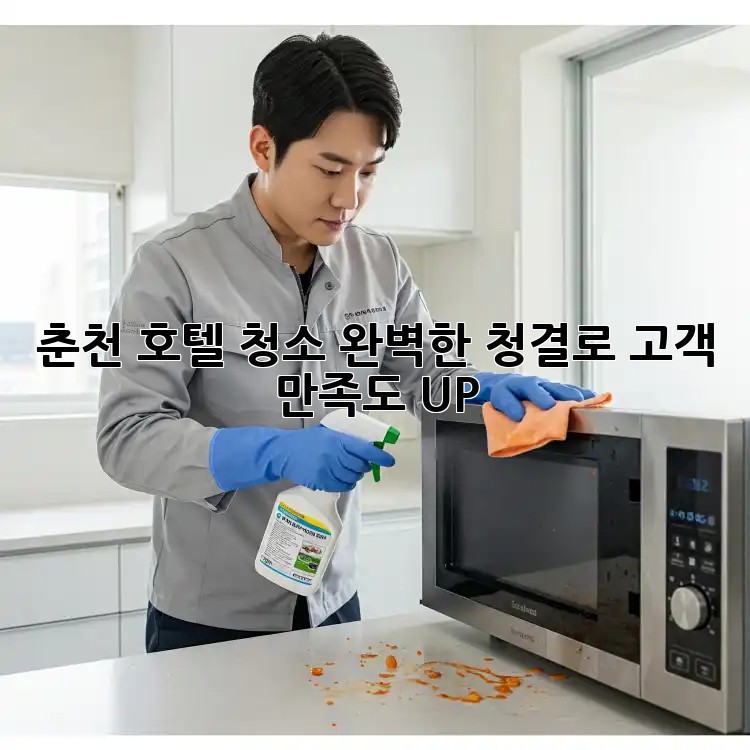 춘천 호텔 청소, 완벽한 청결로 고객 만족도 UP! ✨