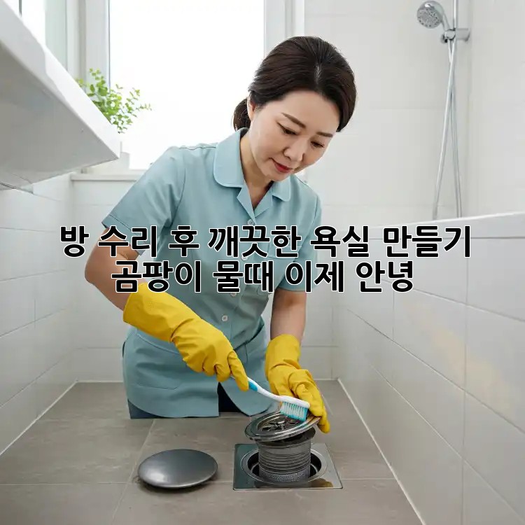 방 수리 후, 깨끗한 욕실 만들기! 곰팡이, 물때 이제 안녕 👋