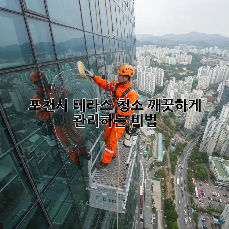 포천시 테라스 청소, 깨끗하게 관리하는 비법!