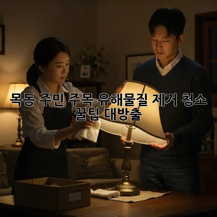 목동 주민 주목! 유해물질 제거 청소 꿀팁 대방출 🏡✨