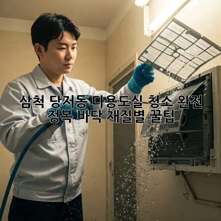 ✨ 삼척 당저동 다용도실 청소 완전 정복! 바닥 재질별 꿀팁 🍯