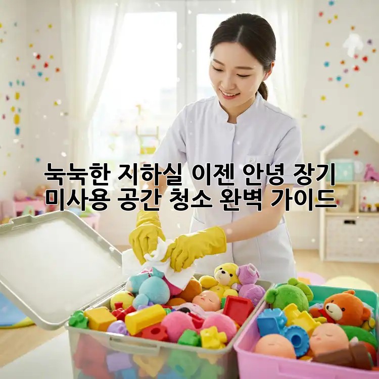 눅눅한 지하실, 이젠 안녕! 장기 미사용 공간 청소 완벽 가이드