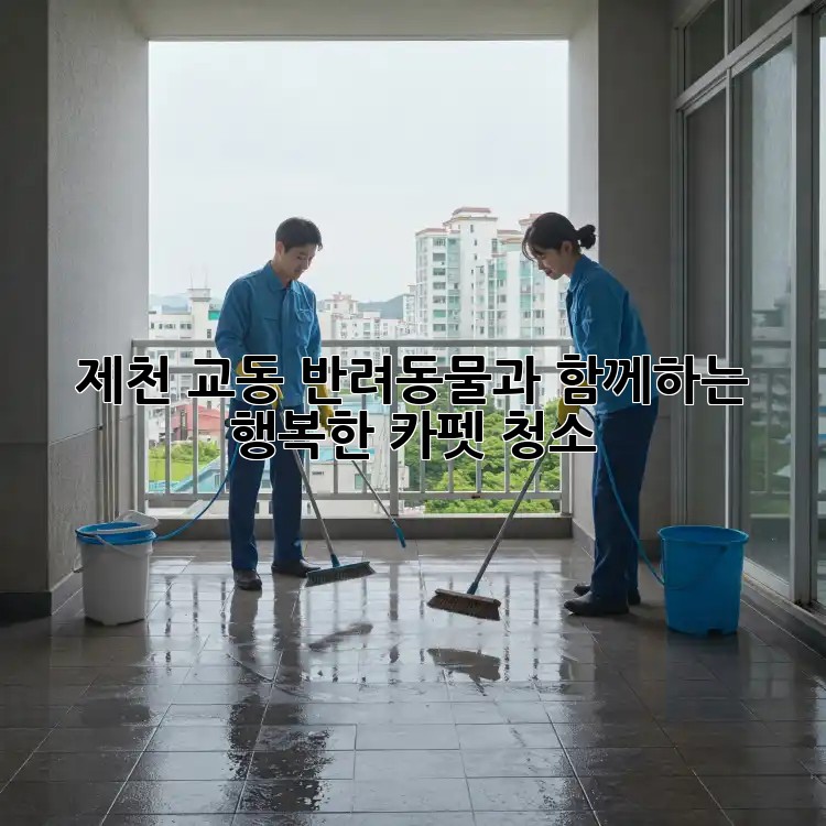 제천 교동 반려동물과 함께하는 행복한 카펫 청소