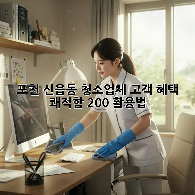 포천 신읍동 청소업체 고객 혜택, ✨쾌적함 200% 활용법!