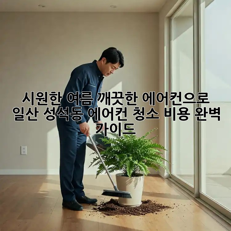 시원한 여름, 깨끗한 에어컨으로! 일산 성석동 에어컨 청소 비용 완벽 가이드