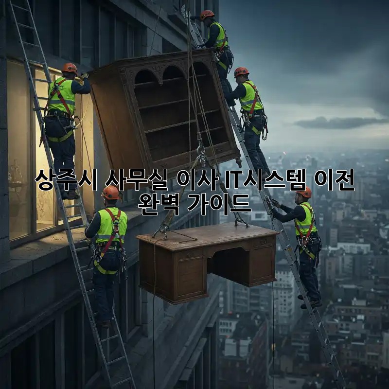 상주시 사무실 이사, IT시스템 이전 완벽 가이드!
