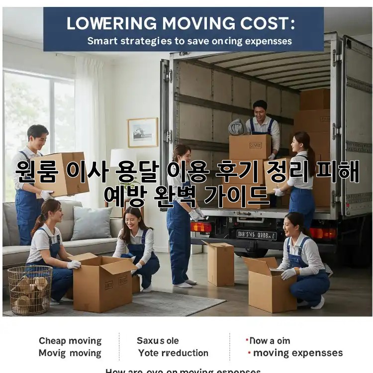 원룸 이사, 용달 이용 후기 정리: 피해 예방 완벽 가이드
