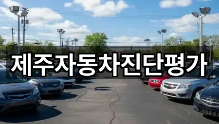제주자동차진단평가