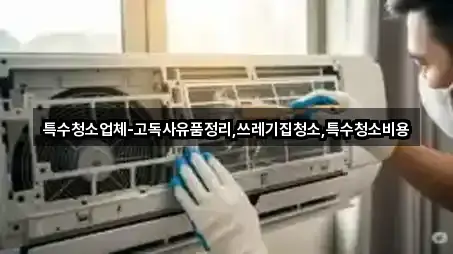 특수청소업체-고독사유품정리,쓰레기집청소,특수청소비용