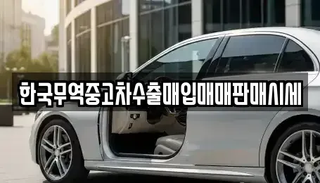 강원 강릉시 남문동 중고차매입 전문 한국무역중고차수출매입매매판매시세
