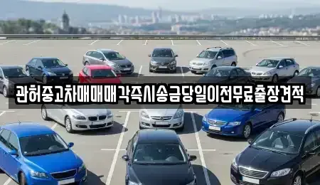 강원 강릉시 초당동 중고차매매 전문 관허중고차매매매각즉시송금당일이전무료출장견적