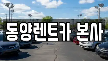 강원 삼척시 적노동 렌트카 전문 동양렌트카 본사