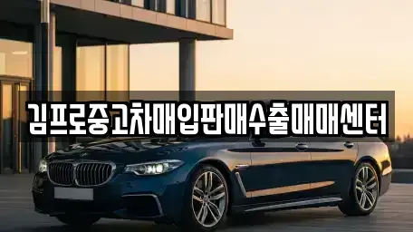 강원 삼척시 적노동 중고차매입 전문 김프로중고차매입판매수출매매센터