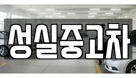 강원 양구군 국토정중앙면 중고차매매 전문 성실중고차