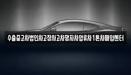 강원 양구군 국토정중앙면 중고차매입 전문 수출중고차법인차고장사고차망자차압류차1톤차매입센터