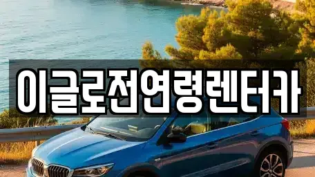 강원 원주시 무실동 렌트카 전문 이글로전연령렌터카