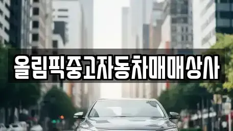 강원 원주시 무실동 중고차 전문 올림픽중고자동차매매상사