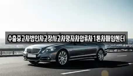 강원 원주시 무실동 중고차매입 전문 수출중고차법인차고장사고차망자차압류차1톤차매입센터