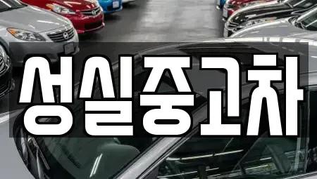 강원 인제군 중고차매매 전문 성실중고차