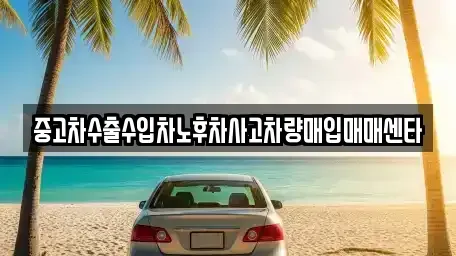 강원 인제군 중고차매입 전문 중고차수출수입차노후차사고차량매입매매센타