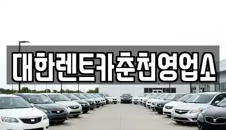 강원 춘천시 조양동 렌트카 전문 대한렌트카춘천영업소