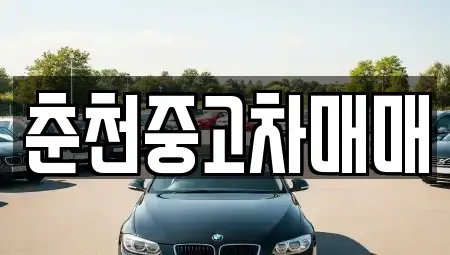 강원 춘천시 중고차매매 전문 춘천중고차매매