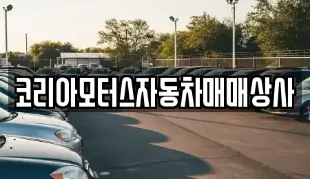 강원특별자치도 동해시 효가동 중고차 전문 코리아모터스자동차매매상사