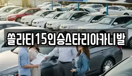 강원특별자치도 춘천시 요선동 렌트카 전문 쏠라티15인승스타리아카니발