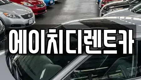 경기 과천시 막계동 렌트카 전문 에이치디렌트카