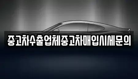 경기 과천시 중앙동 중고차매입 전문 중고차수출업체중고차매입시세문의