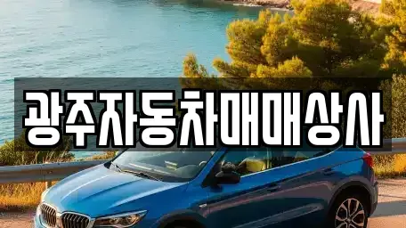 경기 광주시 송정동 중고차 전문 광주자동차매매상사
