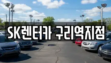 경기 구리시 렌트카 전문 SK렌터카 구리역지점