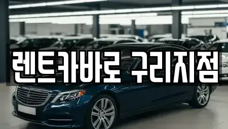 경기 구리시 렌트카 전문 렌트카바로 구리지점