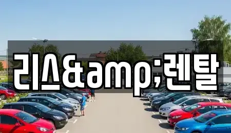 경기 수원시 영통구 망포동 장기렌트카 전문 리스&렌탈