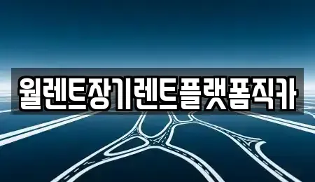경기 수원시 장안구 영화동 장기렌트카 전문 월렌트장기렌트플랫폼직카