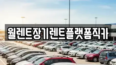 경기 수원시 팔달구 매산로2가 장기렌트카 전문 월렌트장기렌트플랫폼직카