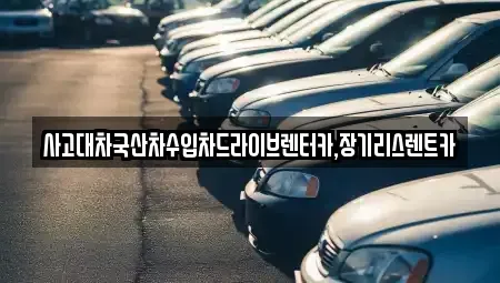 경기 시흥시 은행동 장기렌트카 전문 사고대차국산차수입차드라이브렌터카,장기리스렌트카