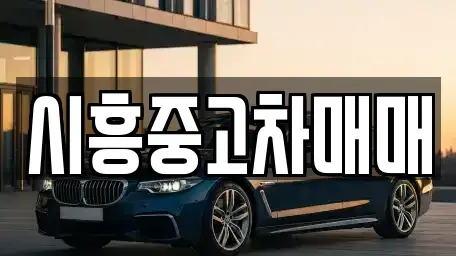 경기 시흥시 은행동 중고차매매 전문 시흥중고차매매