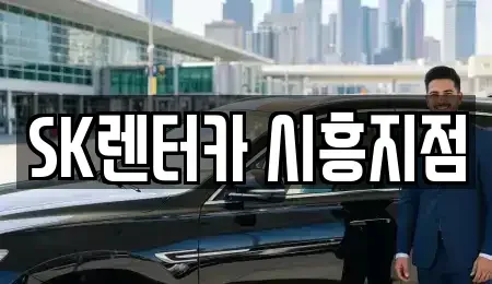 경기 시흥시 정왕동 렌트카 전문 SK렌터카 시흥지점