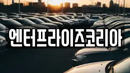 경기 시흥시 정왕동 렌트카 전문 엔터프라이즈코리아