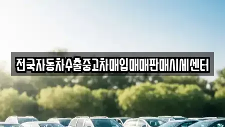 경기 안성시 가현동 중고차 전문 전국자동차수출중고차매입매매판매시세센터