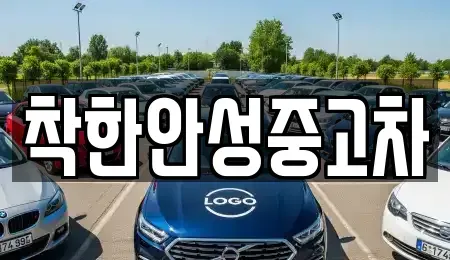 경기 안성시 신소현동 중고차매매 전문 착한안성중고차