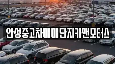 경기 안성시 연지동 중고차 전문 안성중고차매매단지카맨모터스