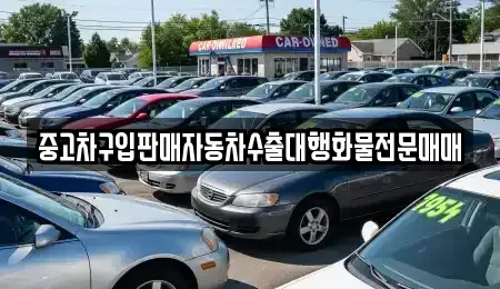 경기 안성시 연지동 중고차매매 전문 중고차구입판매자동차수출대행화물전문매매