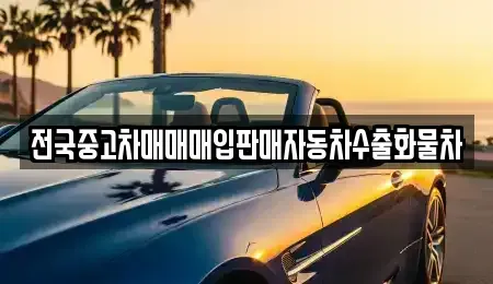 경기 안성시 중리동 중고차매입 전문 전국중고차매매매입판매자동차수출화물차